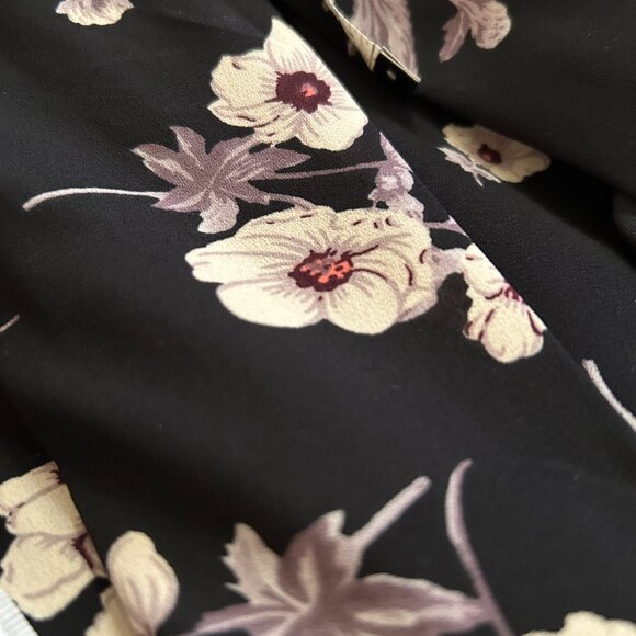 NWOT Sienna Sky Womens Black Floral Print Jumpsuit XS - Picture 5 of 11